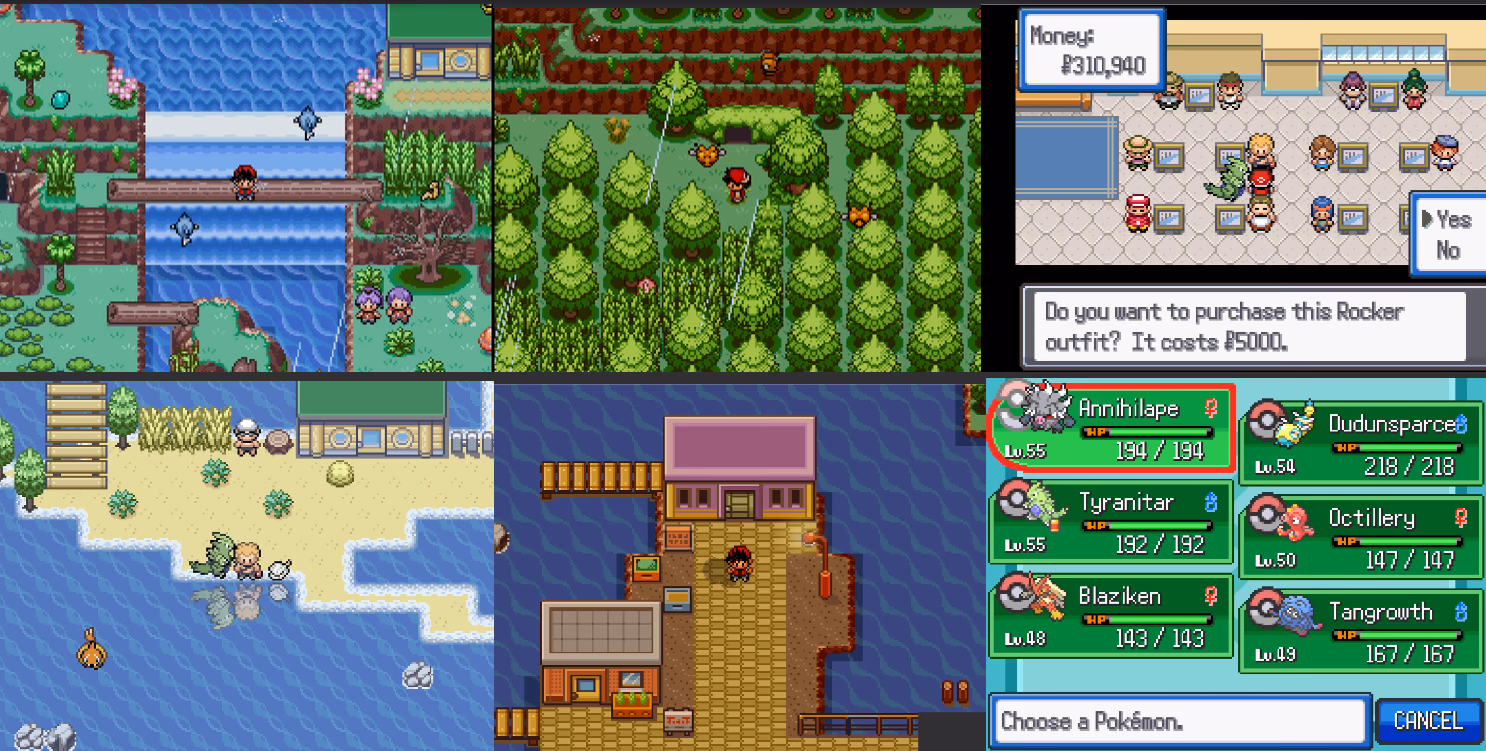 Pokémon Victory (RPGXP) Gameplay Screenshot 2 - Gohan's Tips