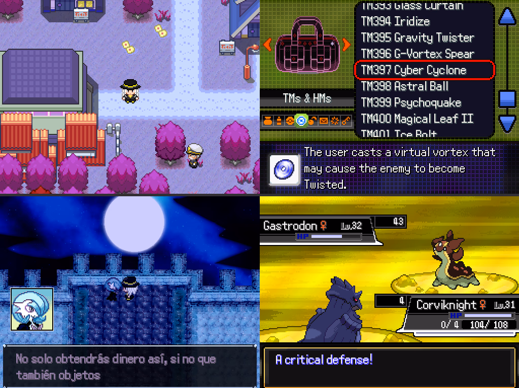 Pokémon the Soul of Hope (RPGXP) Gameplay Screenshot 3 - Gohan's Tips